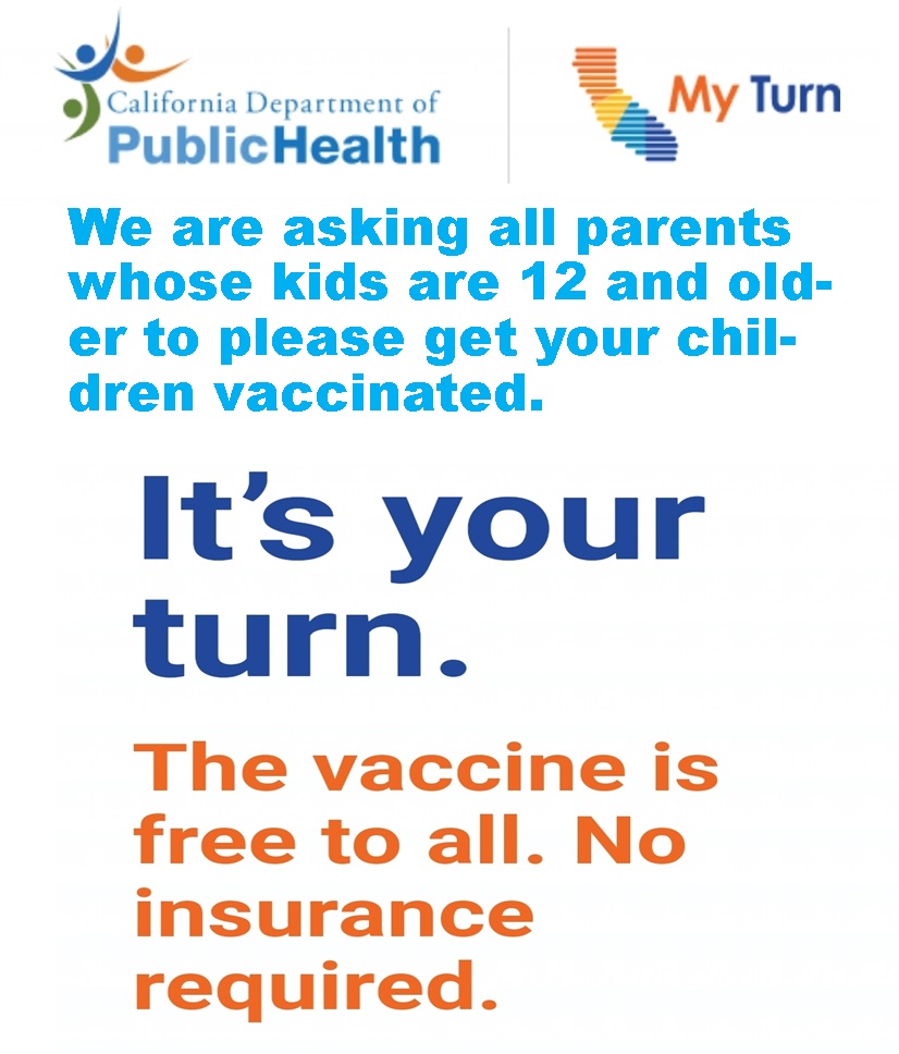 Let’s Get All Youth 12+ Vaccinated